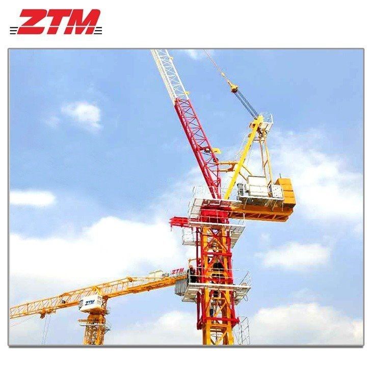 ZTL546 Luffing Tower Crane 24t Capacity 60m Jib Length 2.4t Tip Load Hoisting Equipment
