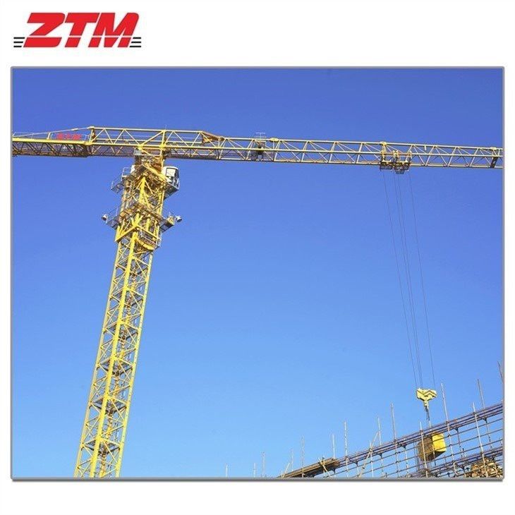 ZTT336B Flattop Tower Crane 16t Capacity 75m Jib Length 2.7t Tip Load Hoisting Equipment